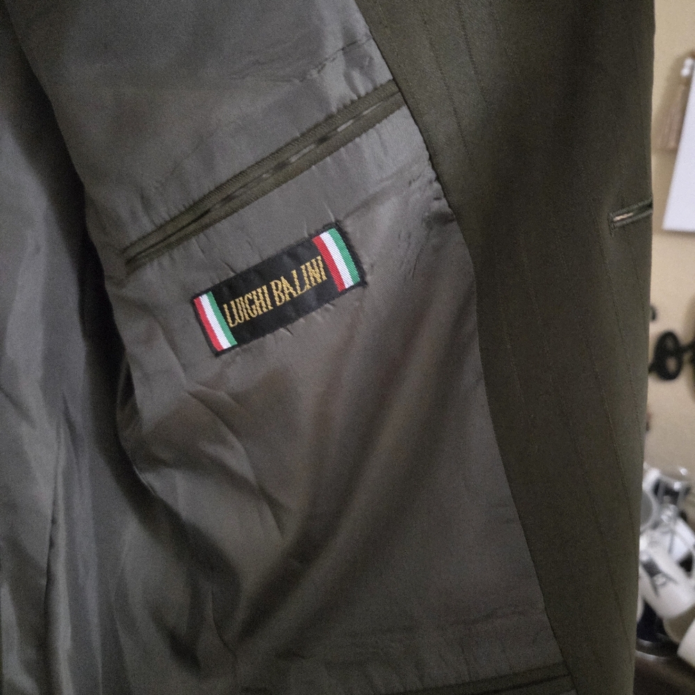 Luighi Balini Dark Olive Green Suit - Picture 4 of 14